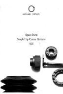 Deckel-Deckel SOE Single Lip Cutter Grinder Parts Manual-SOE-01